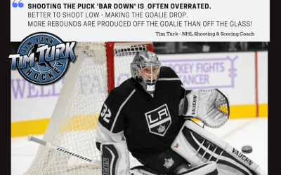 Hockey Training Tip – Shooting the Puck Bar Down