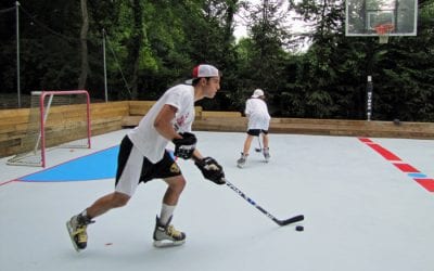 Synthetic vs Real Ice Hockey Training