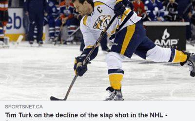 The Decline of the Slap Shot in the NHL