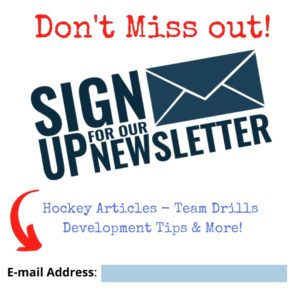 Hockey Newsletter Email sign up