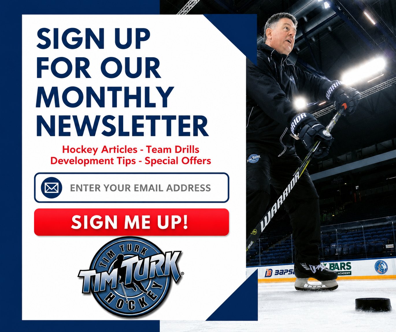 newsletter sign up AD Hockey Newsletter Email sign up